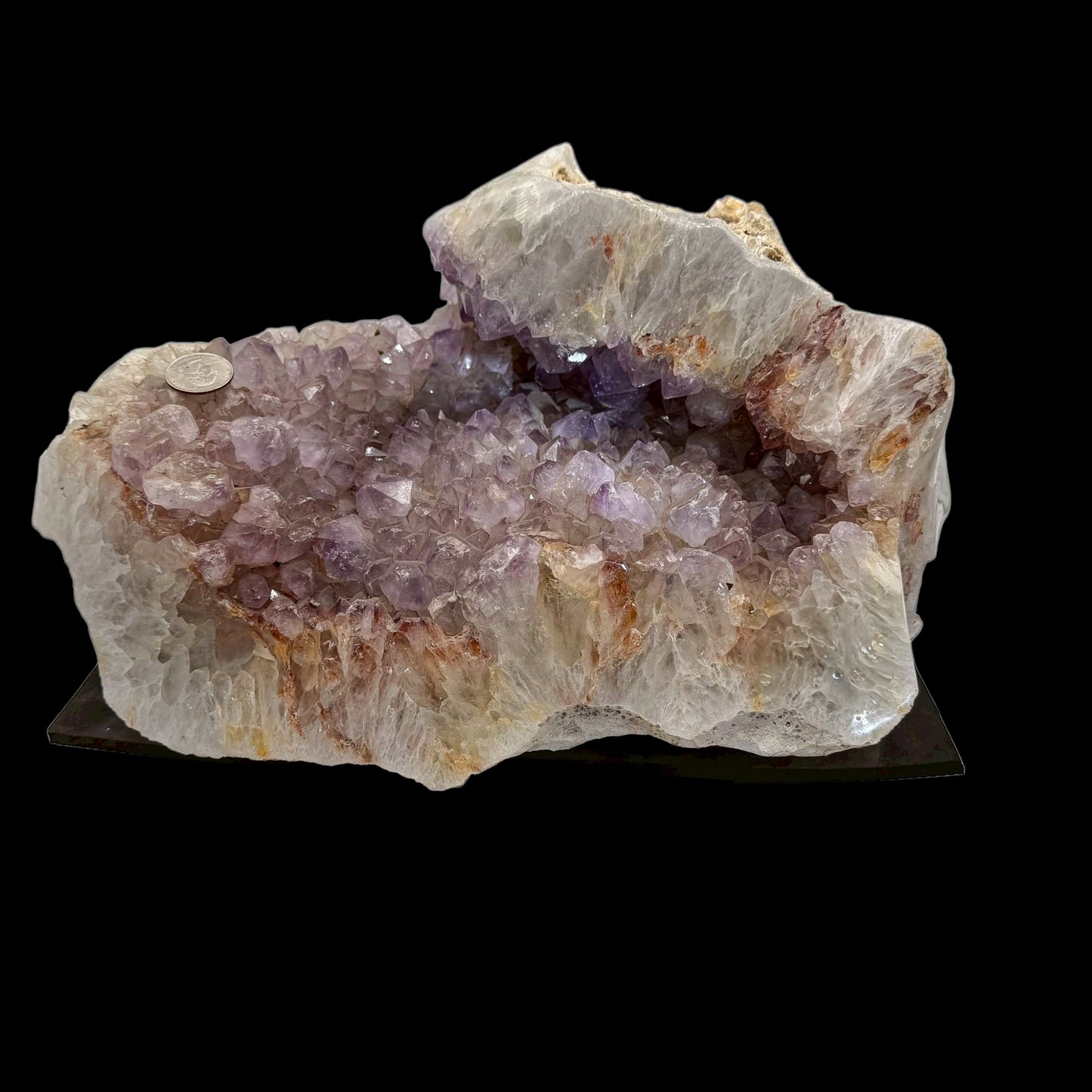 Large Amethyst Geode Semi-polished