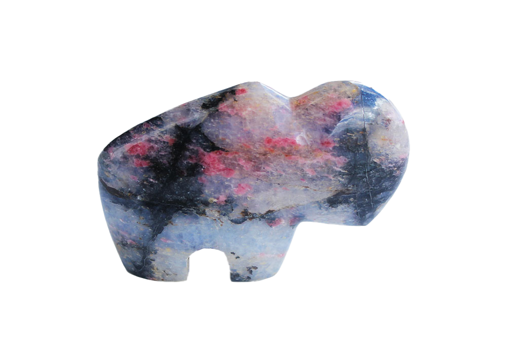 Gem Decor® Rhodonite Buffalo Carvings - Luxury Decoration and gift