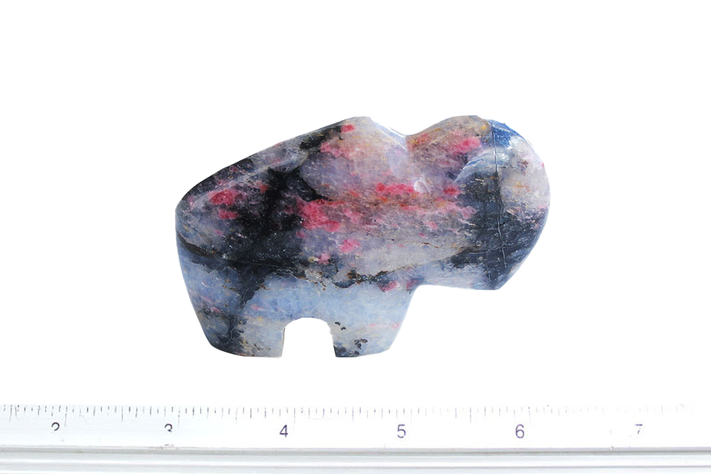 Rhodonite Buffalo Carvings