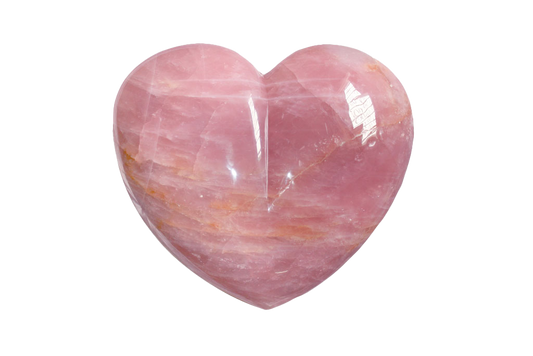 Rose Quartz Large Heart