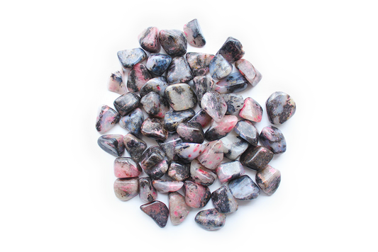 Rhodonite Tumble Stones | 1 Lb Bag | 20-30mm