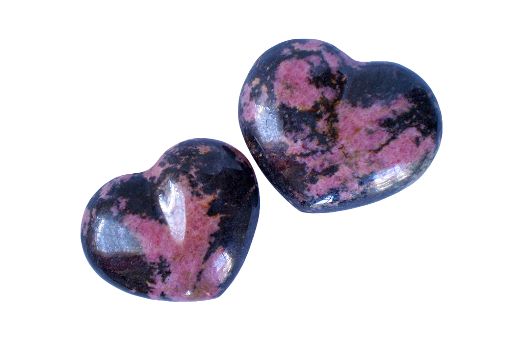 Rhodonite Decorative Heart. Luxury and modern home decor. Gift idea items