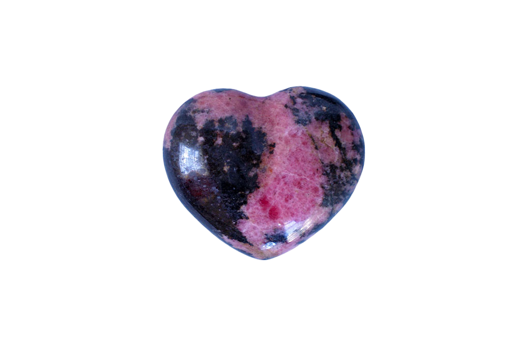 Rhodonite Decorative Heart. Luxury and modern home decor. Gift idea items