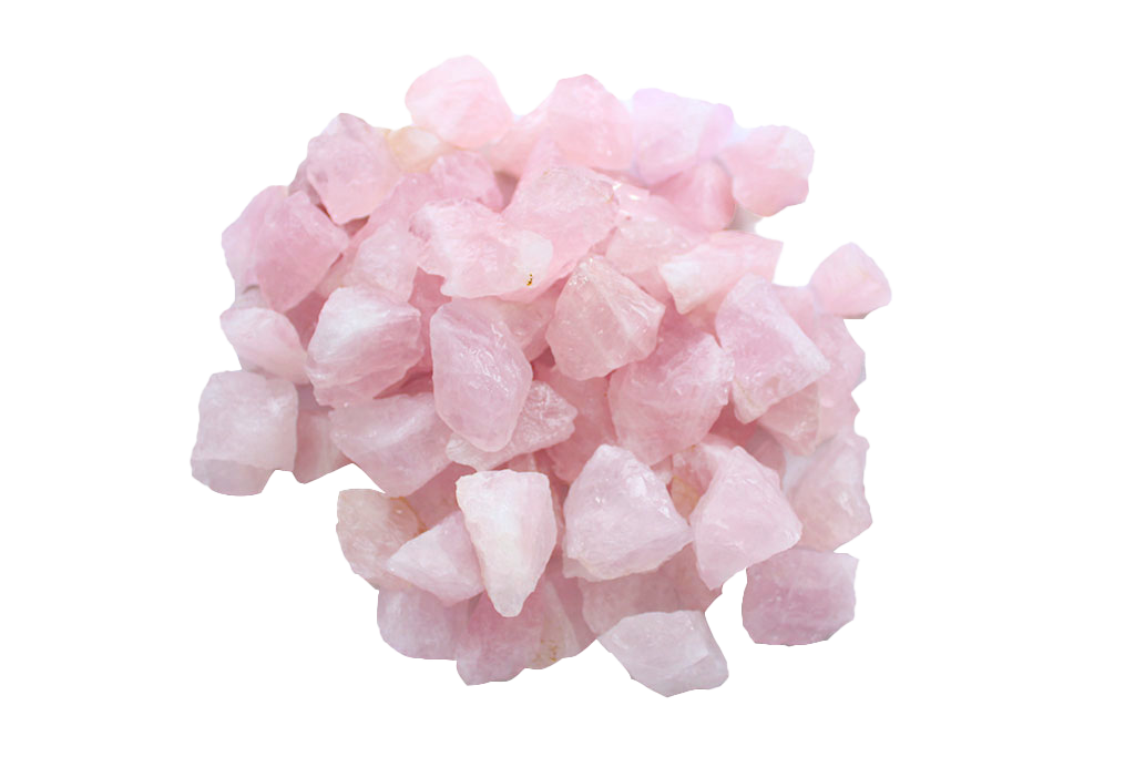 Rose Quartz Gem Decor Rough. Interior and Exterior application