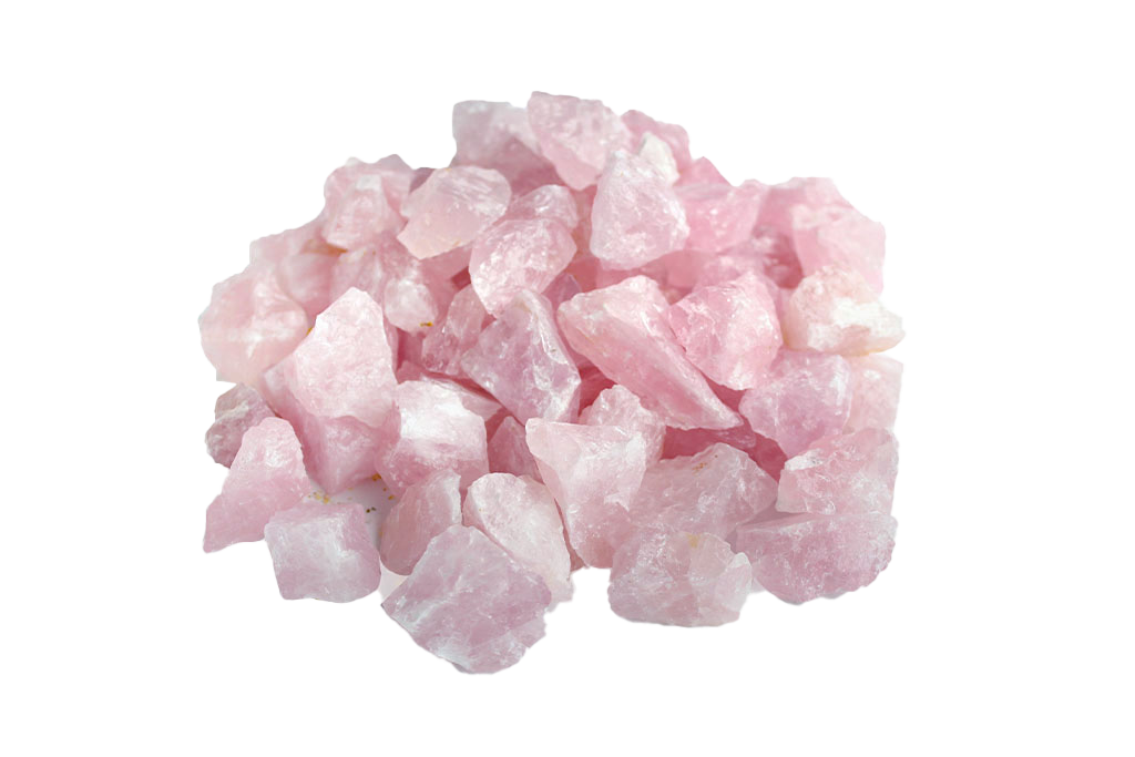 Rose Quartz Gem Decor Rough | 3 Lb Bags