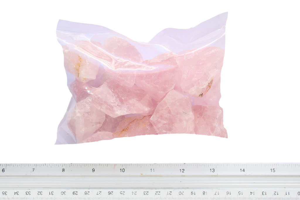 Rose Quartz Gem Decor Rough. Interior and Exterior application