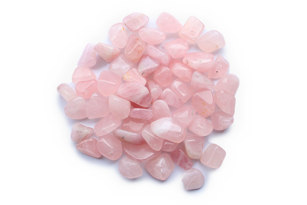 Rose Quartz Tumble Stones | 1 Lb Bag | 20-30mm
