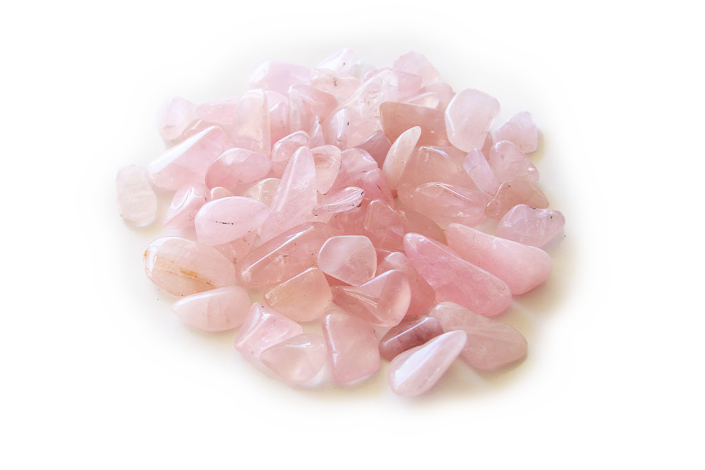 Rose Quartz Tumble Stones | 1 Lb Bag | 20-30mm