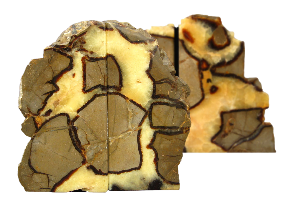 Septarian Bookends