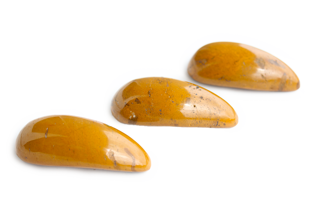 Yellow Jasper Round Massage Tool