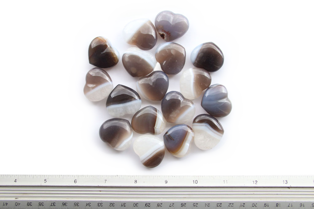 Agate Handmade Jewelry Heart Carvings. Gift or Decorative items