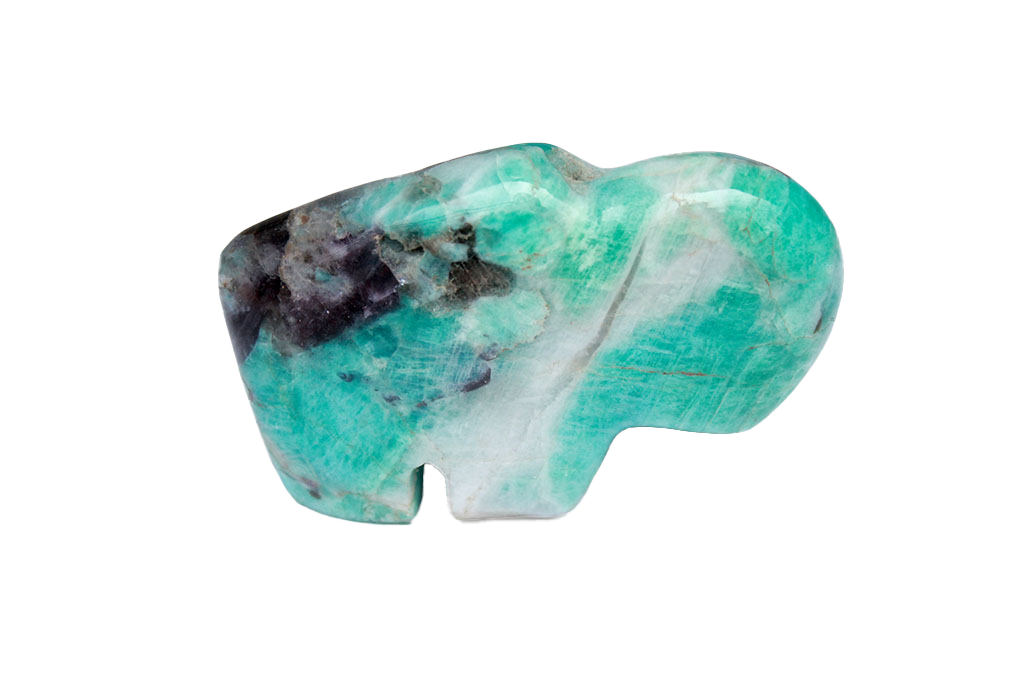 Gem Decor® Amazonite Buffalo Carvings - Luxury Decoration and gift