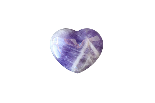 Banded Amethyst Jewelry Heart