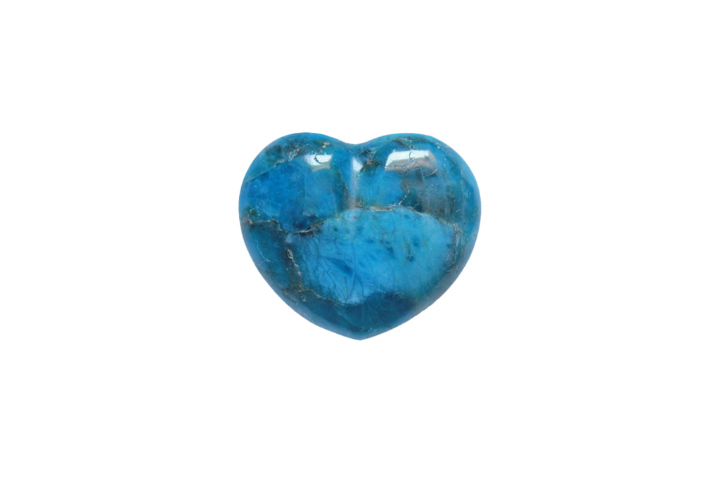 Apatite Handmade Jewelry Heart Carvings. Gift or Decorative items