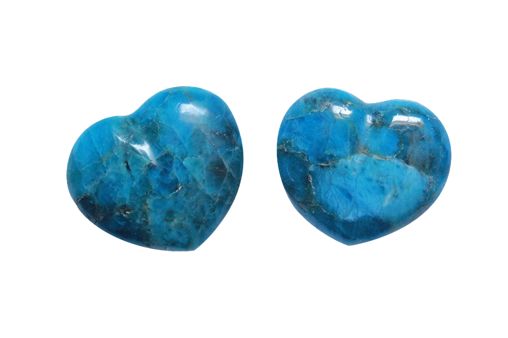 Apatite Handmade Jewelry Heart Carvings. Gift or Decorative items