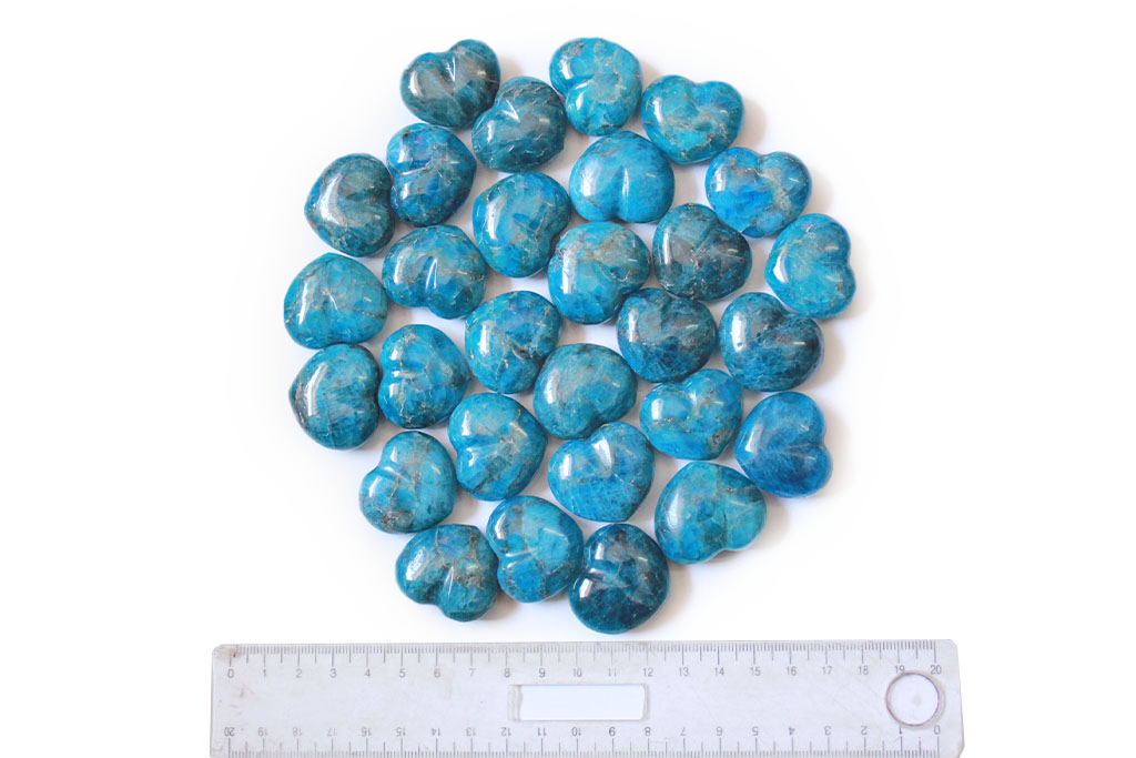 Apatite Handmade Jewelry Heart Carvings. Gift or Decorative items