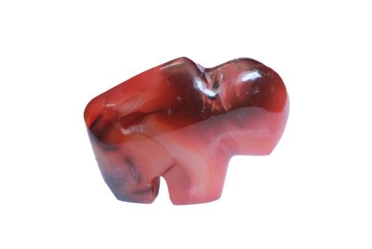 Gem Decor® Carnelian Buffalo Carvings - Luxury Decoration and gift
