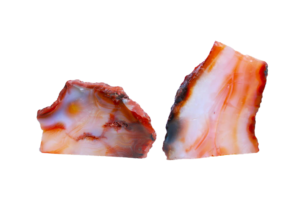 Carnelian Polished One Face - 1 lb Bag