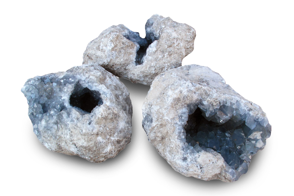 Celestite Geodes - Regular Quality