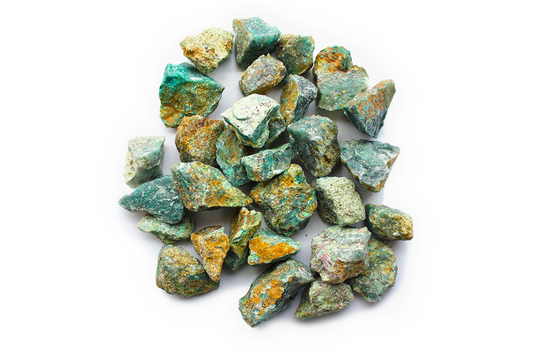 Chrysocolla Gem Decor Rough. Interior and Exterior application