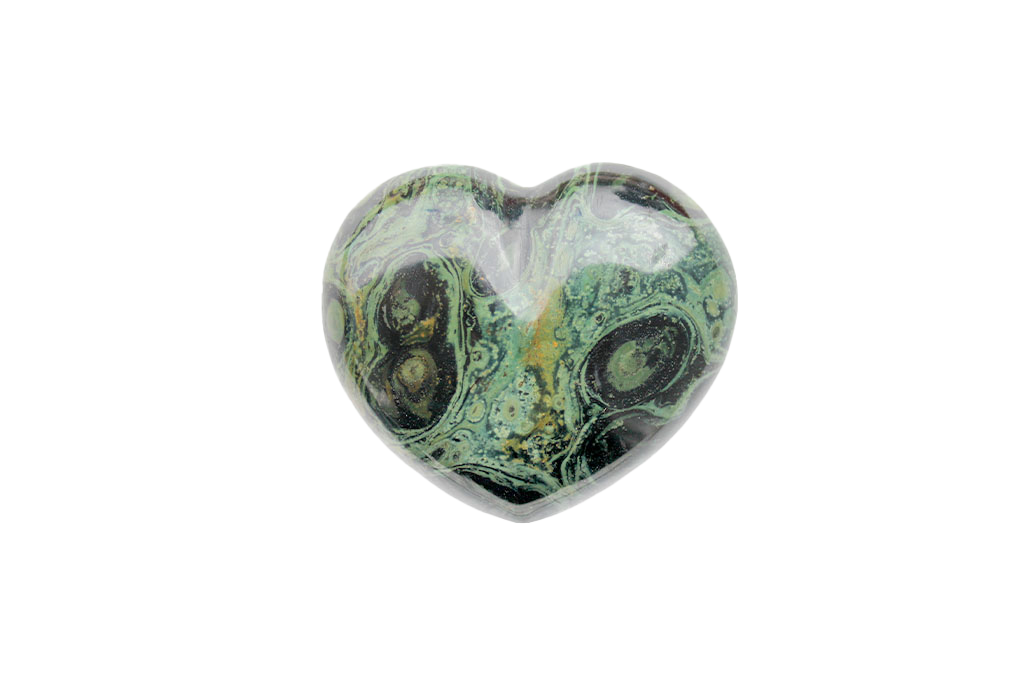 Crocodile Jasper Decorative Heart