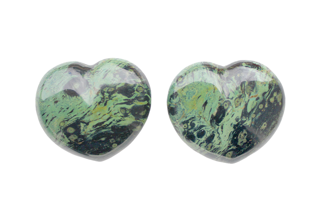 Crocodile Jasper Decorative Heart