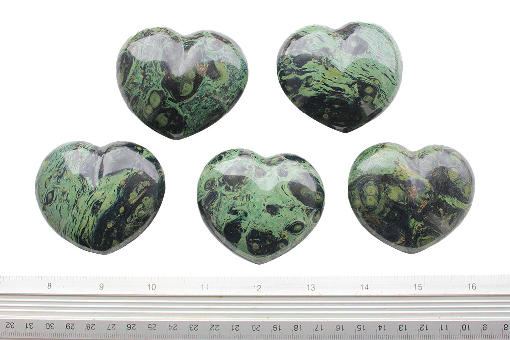 Crocodile Jasper Decorative Heart