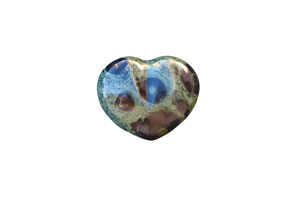 Crocodile Jasper Jewelry Heart