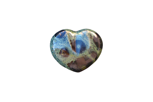 Crocodile Jasper Handmade Jewelry Heart Carvings. Gift or Decorative items