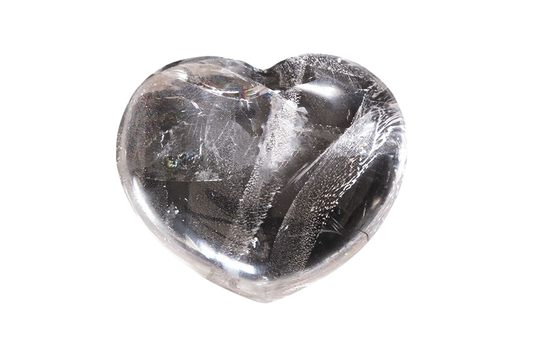 Crystal Quartz Large Decorative Heart