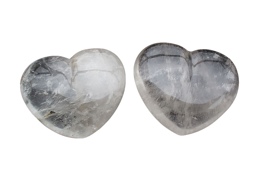 Crystal Quartz Large Heart