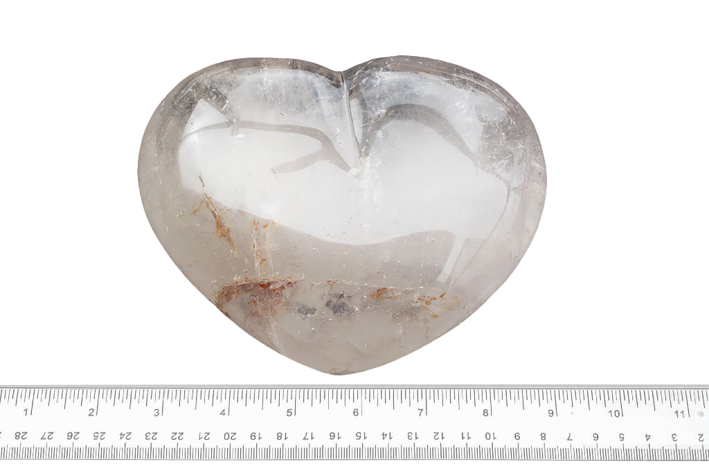 Crystal Quartz Large Heart