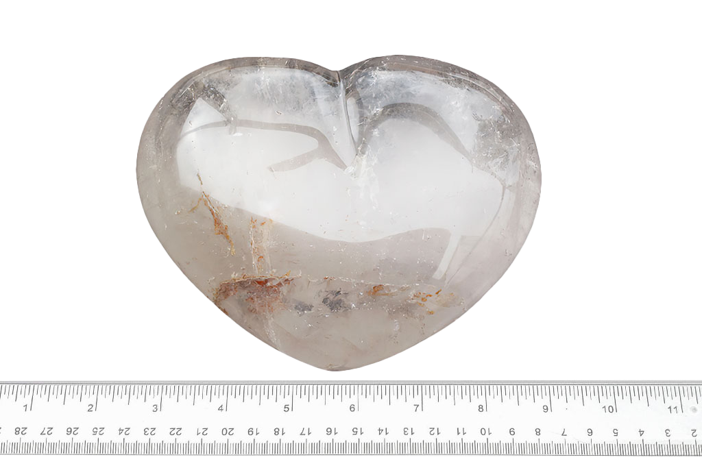 Crystal Quartz Large Heart carvings. Luxury Home Decor. Gift item