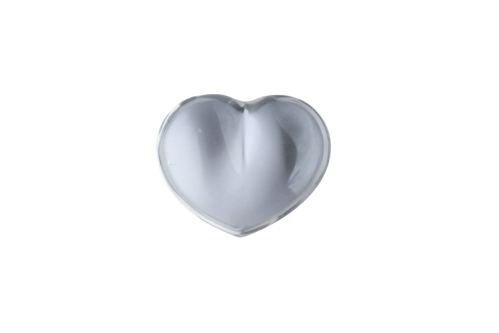 Crystal Quartz Handmade Jewelry Heart Carvings. Gift or Decorative items