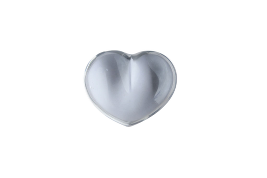 Crystal Quartz Handmade Jewelry Heart Carvings. Gift or Decorative items