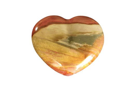 Desert Jasper Heart Carvings. Luxury and modern home decor. Gift idea items