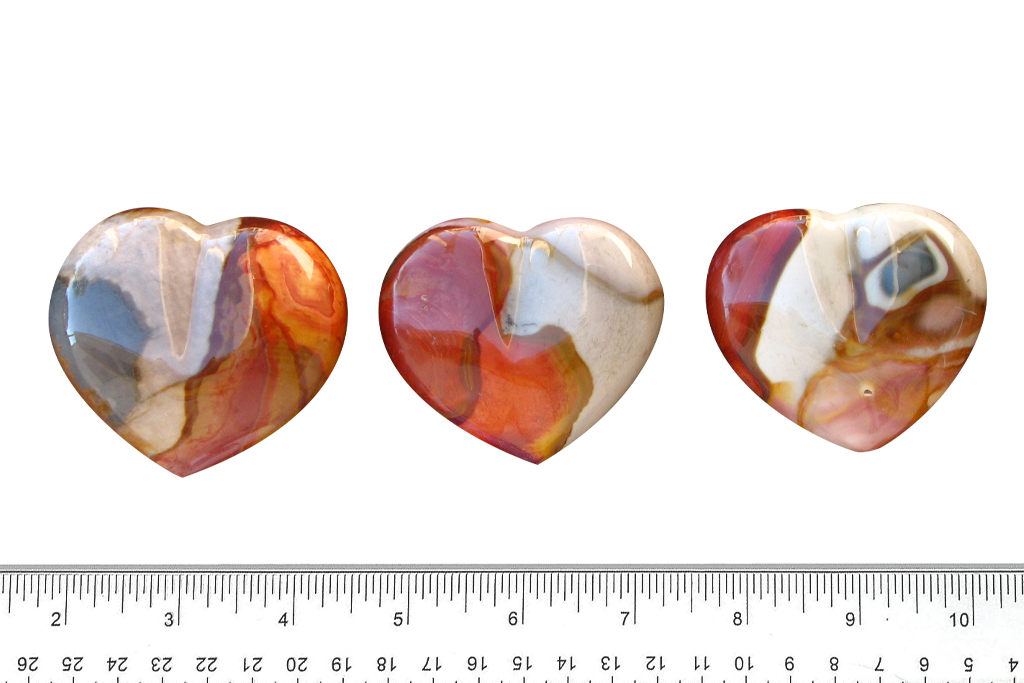 Desert Jasper Heart Carvings. Luxury and modern home decor. Gift idea items