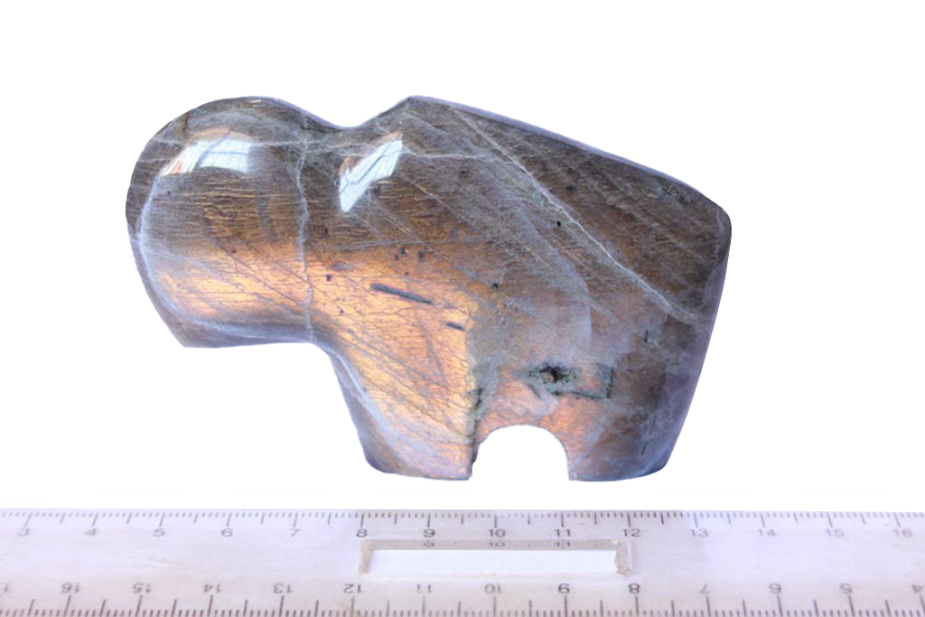 Labradorite - Fire - Buffalo Carvings