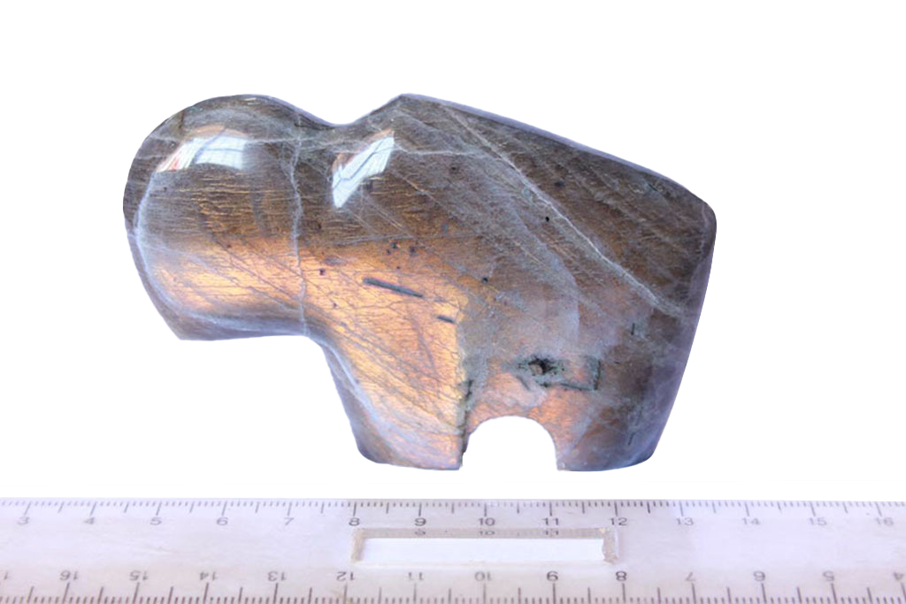 Gem Decor® Fire Labradorite Buffalo Carvings - Luxury Decoration and gift