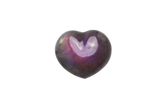 Purple Labradorite Handmade Jewelry Heart Carvings. Gift or Decorative items