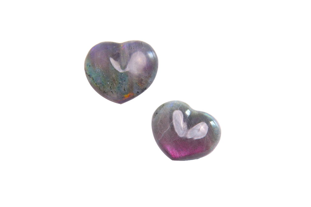 Labradorite - Purple - Jewelry Heart