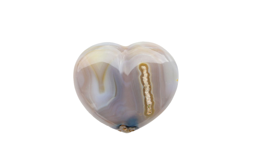 Agate Decorative Heart. Luxury and modern home decor. Gift idea items
