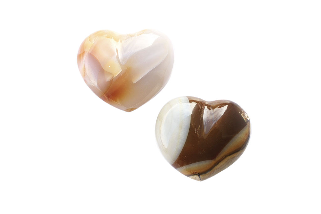 Agate Decorative Heart. Luxury and modern home decor. Gift idea items