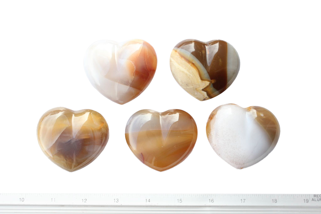 Agate Decorative Heart. Luxury and modern home decor. Gift idea items