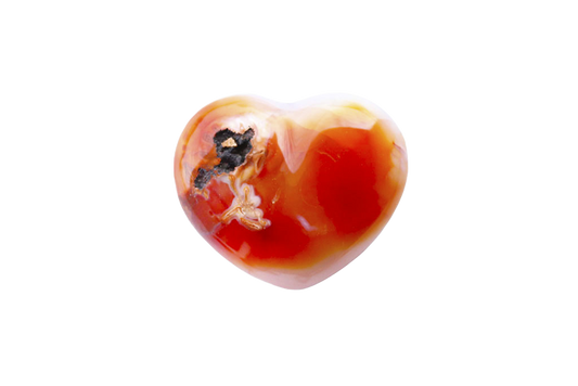 Carnelian Decorative Heart. Luxury and modern home decor. Gift idea items