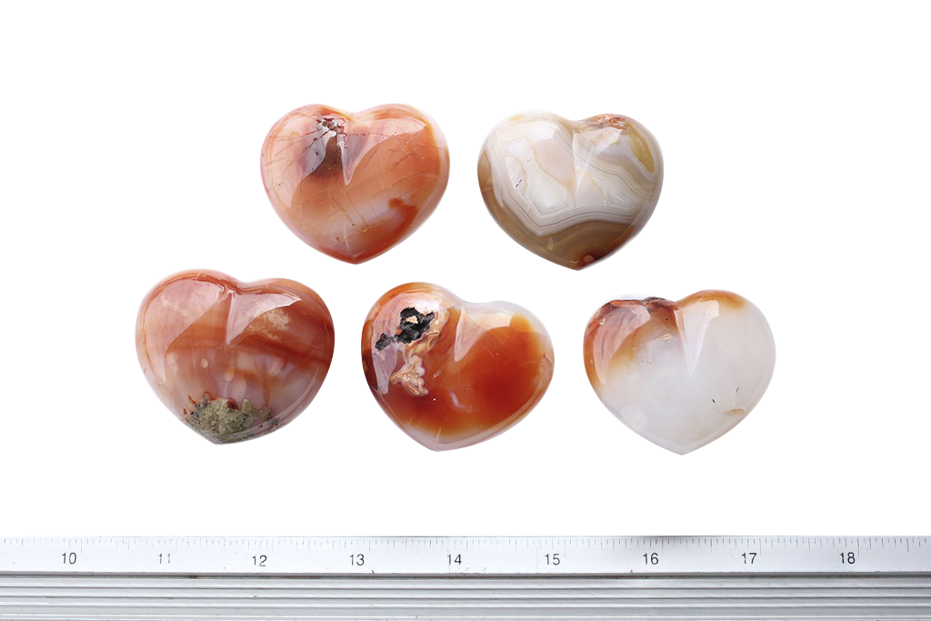 Carnelian Decorative Heart. Luxury and modern home decor. Gift idea items