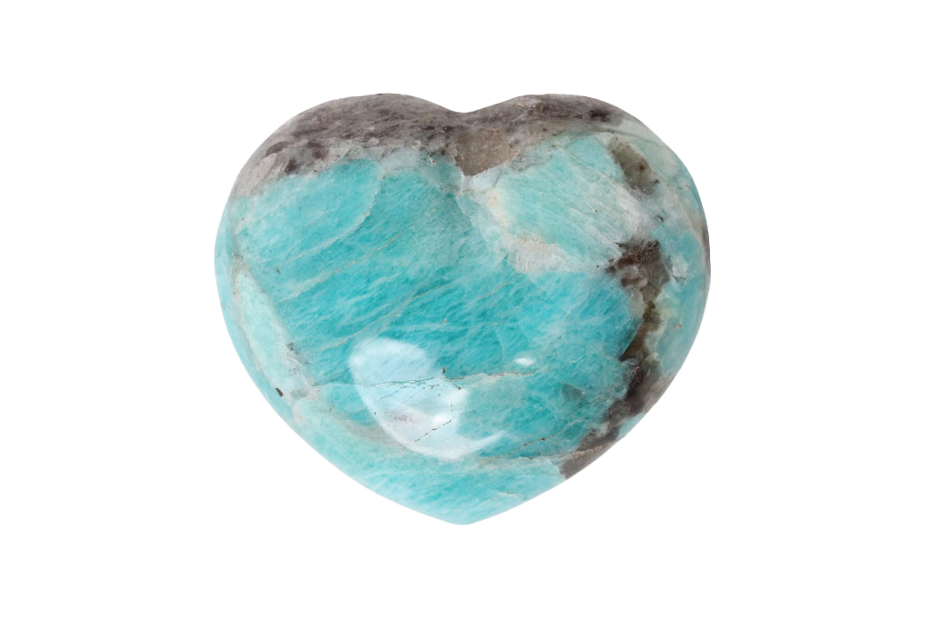 Amazonite Heart Carvings. Luxury and modern home decor. Gift idea items