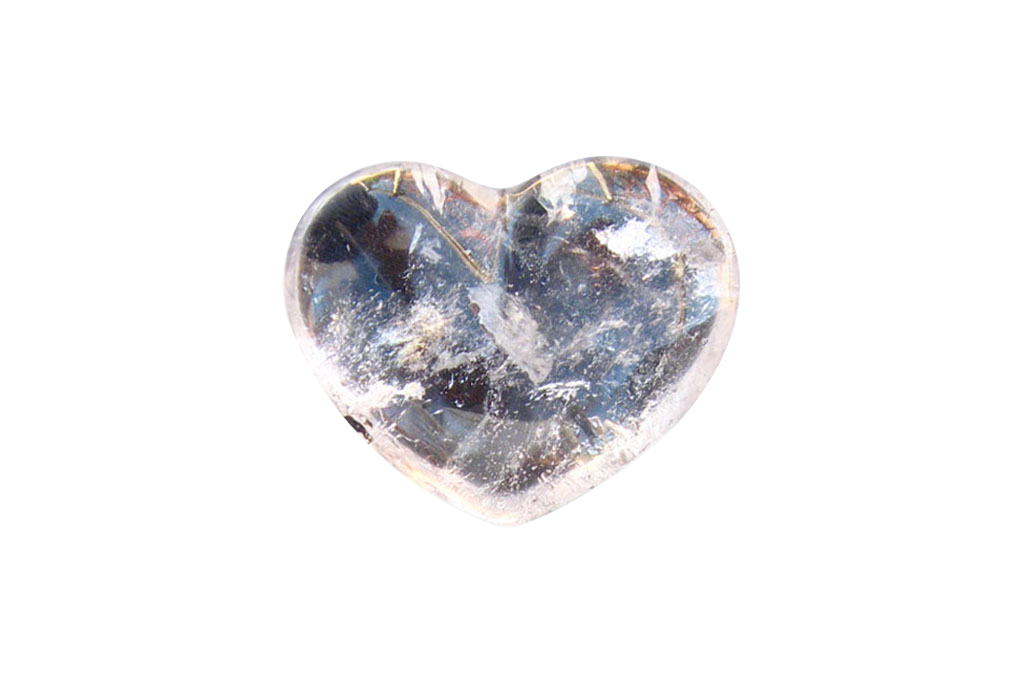 Crystal Quartz Decorative Heart