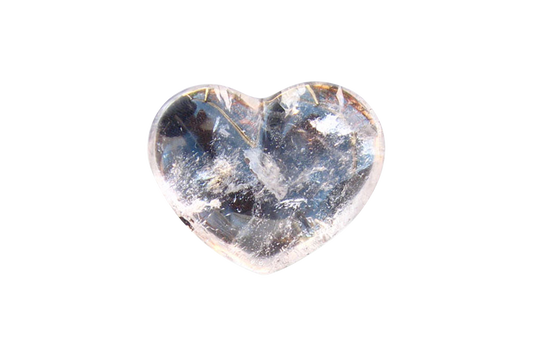 Crystal Quartz Decorative Heart