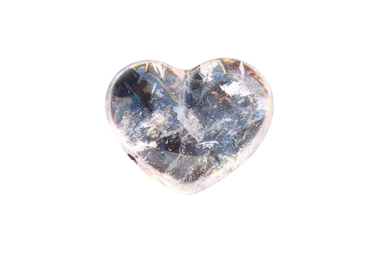 Crystal Quartz Decorative Heart. Luxury and modern home decor. Gift idea items